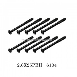 Suchiyu SCY 16303 Parts 6104 Screw 2.6X25PBH
