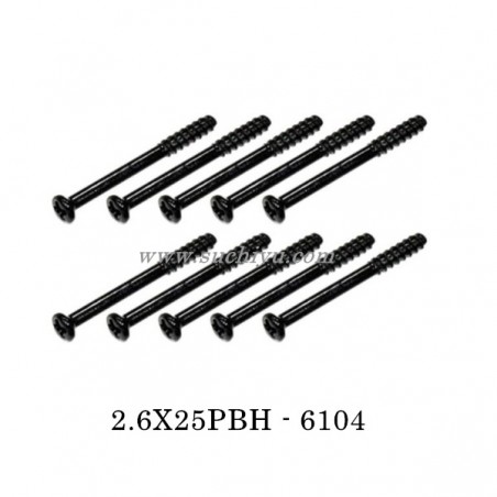 Suchiyu SCY 16303 Parts 6104 Screw 2.6X25PBH