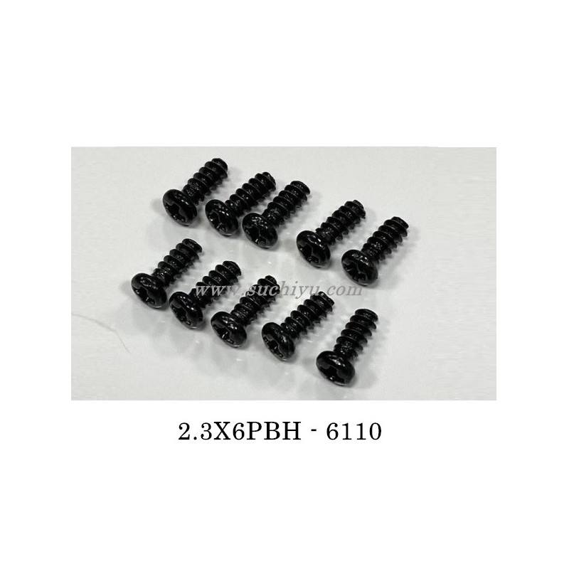 Suchiyu SCY 16303 Parts 6110 Screw 2.3X6PBH Suchiyu SCY 16303 Parts 6110 Screw 2.3X6PBH