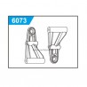 SCY 16302 RC Car Parts 6073 Front Lower Arms