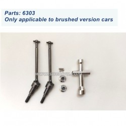 SCY 16106 PRO Upgrade Metal Parts 6303 Metal Front Drive Shaft