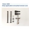 SCY 16106 Upgrade Metal Parts 6304 Drive Shaft-Rear