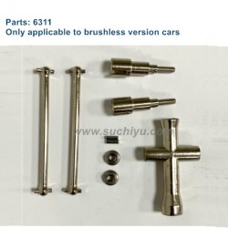 Suchiyu SCY 16201 PRO Parts Metal Rear Drive Shaft 6311