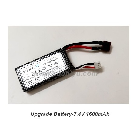 SCY 16302 Upgrade Parts 7.4V 1600mAh Battery