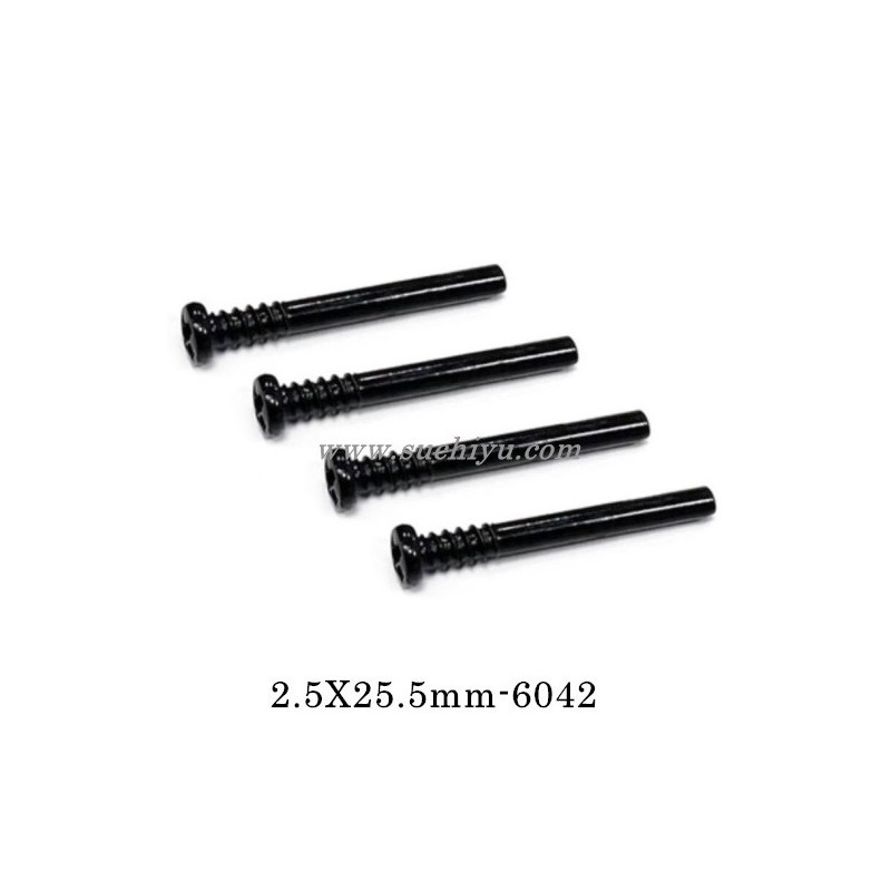 Suchiyu Parts 6042 Screw 2.5X25.5mm For SCY 16101/16101 PRO RC Car Suchiyu Parts 6042 Screw 2.5X25.5mm For SCY 16101/16101 PRO RC Car