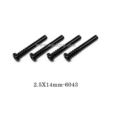 Suchiyu Parts 6043 Screw 2.5X14mm For SCY 16101/16101 PRO RC Car