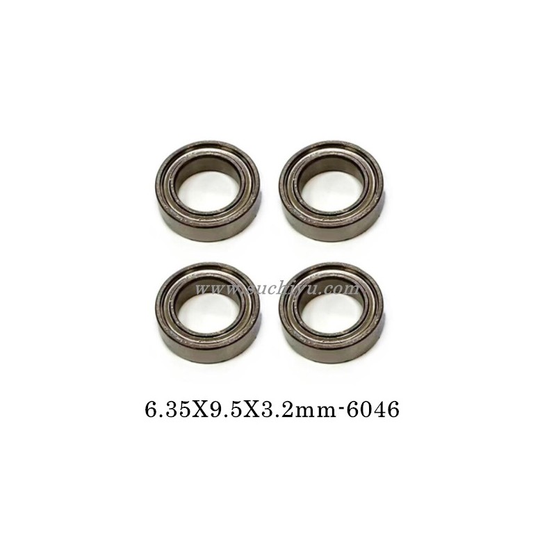 1/16 Rc Bearing 4pcs Rc Car Bearing Steel Bearing Set For Scy 16101 16102 16103 16201 1/16 Remote Control Car Silver