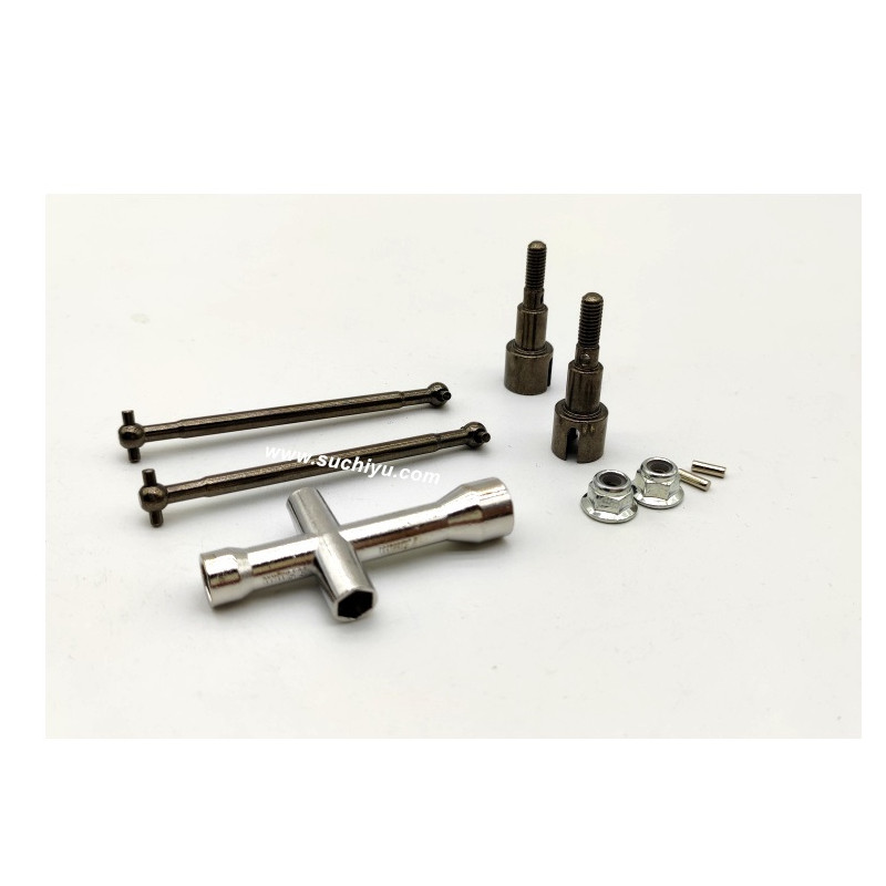 Parts-6304 Metal Rear Drive Shaft Kit For Suchiyu 16103 Brushed Version Parts-6304 Metal Rear Drive Shaft Kit For Suchiyu 16103 Brushed Version