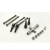 SCY 16104 Upgrade Parts-Metal Drive Shaft Kit 6305