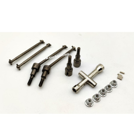 Suchiyu RC Car SCY-16102 Upgrade Parts 6305 Metal Drive Shaft Kit