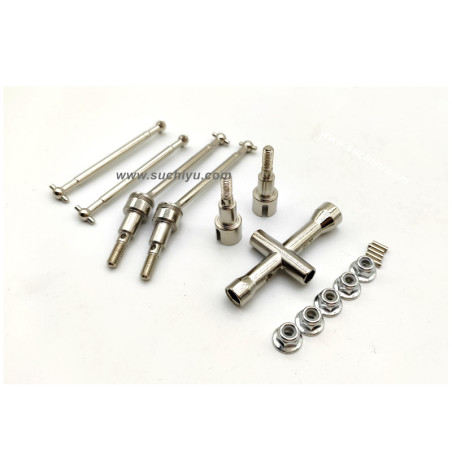 SCY 16106 PRO Upgrade Parts 6312 Metal Drive Shaft Kit