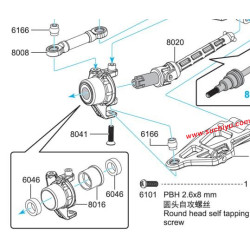SCY 18102 Drive Shaft