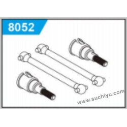 SCY 18102PRO Parts Metal Rear Drive Shaft 8052
