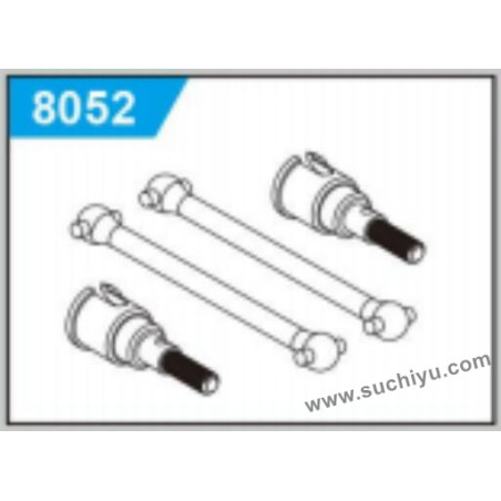 SCY 18102PRO Parts Metal Rear Drive Shaft 8052