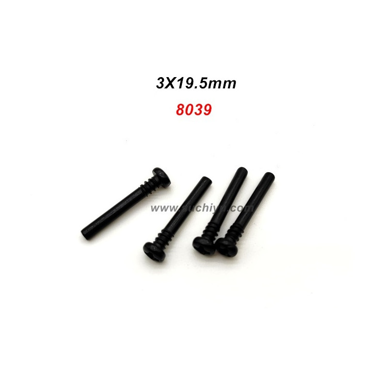 SCY 18101 18102 18108 Parts 8039 3X19.5mm Screw SCY 18101 18102 18108 Parts 8039 3X19.5mm Screw