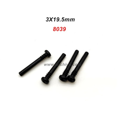 SCY 18101 18102 18108 Parts 8039 3X19.5mm Screw