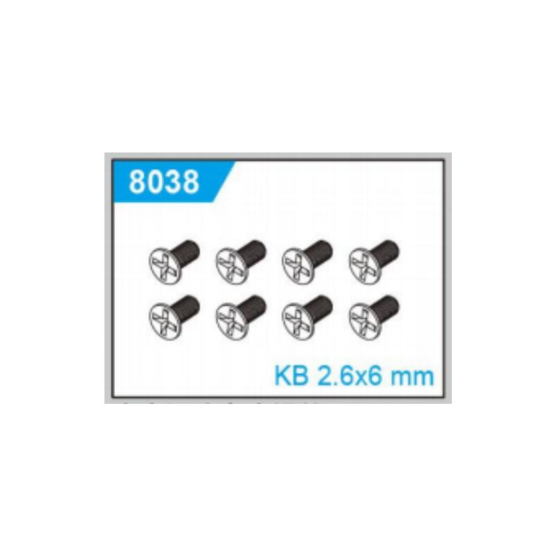 SCY 18101 18102 18108 Parts 8038 2.6X6mm Screw SCY 18101 18102 18108 Parts 8038 2.6X6mm Screw