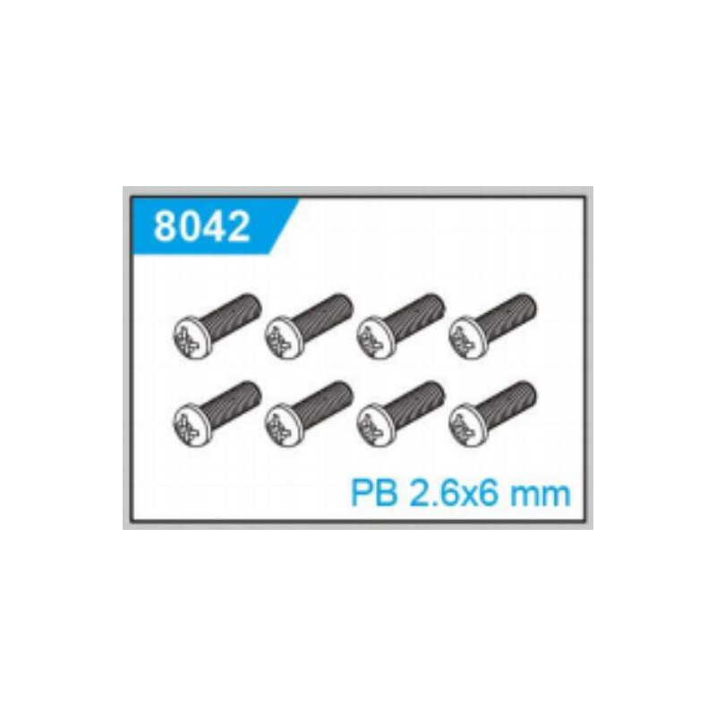 SCY 18101 18102 18108 Parts 8042 2.6X6mm Screw SCY 18101 18102 18108 Parts 8042 2.6X6mm Screw