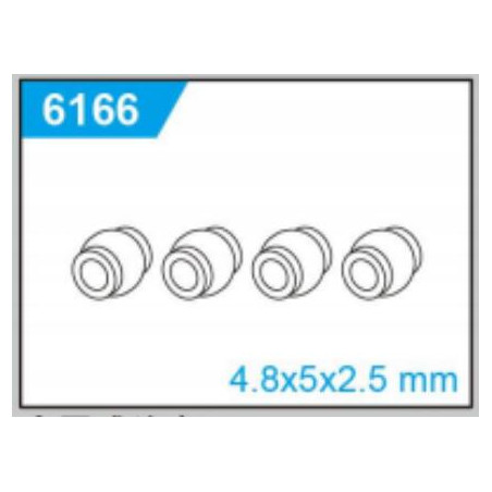 SCY 18101 18102 18108 Parts 6166 Metal Pivot Balls