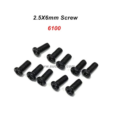 SCY 18101 18102 18108 Parts 6100 Screw 2.5X6mm