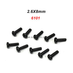 SCY 18101 18102 18108 Parts 6101 Screw 2.6X8mm