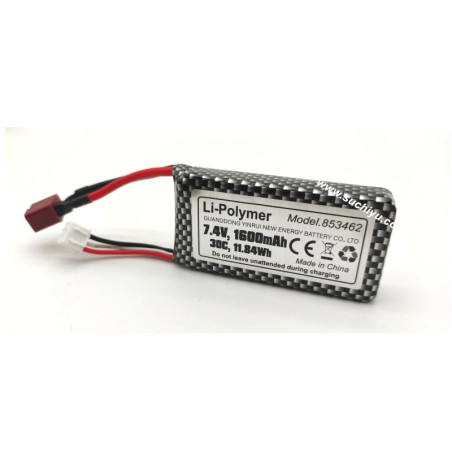 SCY 16307PRO Upgrade Battery-7.4V 1600mAh