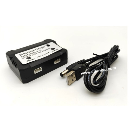 SCY RC Car 16307PRO Charger-7.4V Dual Battery Balance Charger