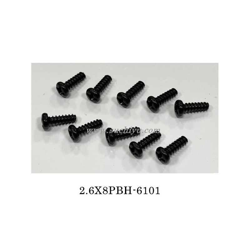SCY 16307PRO Parts 6101 2.6X8mm Screw SCY 16307PRO Parts 6101 2.6X8mm Screw