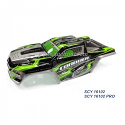 Parts-6220 Car Shell Green For SCY 16102/SCY 16102 PRO RC Car