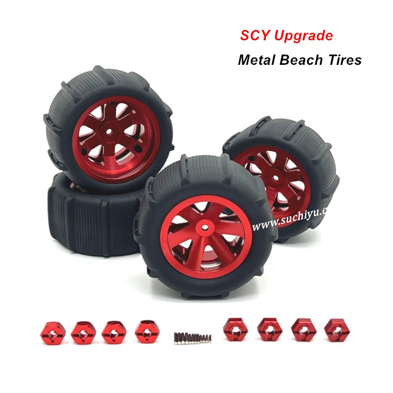 SCY 16101 Upgrade Metal Beach Tires SCY 16101 Upgrade Metal Beach Tires
