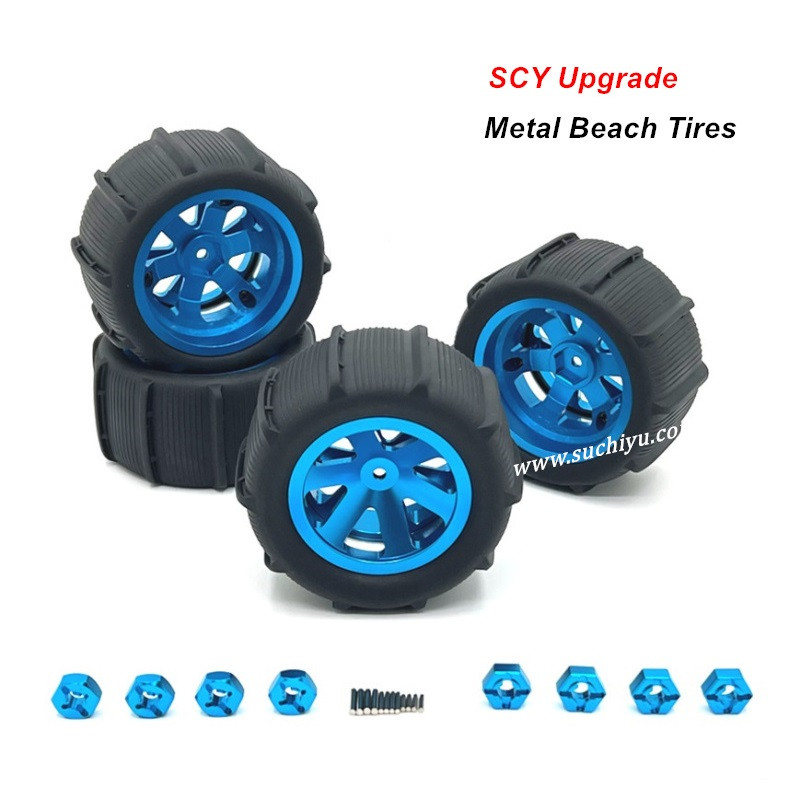 SCY 16102 PRO Upgrade Metal Beach Tires SCY 16102 PRO Upgrade Metal Beach Tires