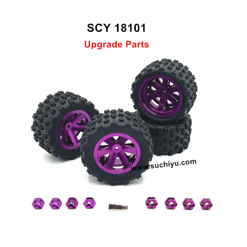 SCY 18101 Parrts Upgrade Metal Tires SCY 18101 Parrts Upgrade Metal Tires