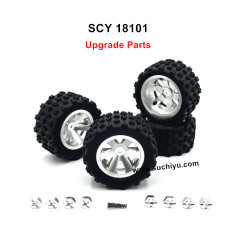 SCY 18101 RC Car Parts Upgrade Metal Tires