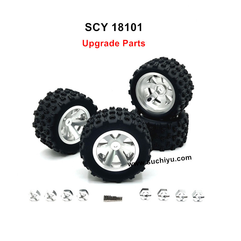 SCY 18101 RC Car Parts Upgrade Metal Tires SCY 18101 RC Car Parts Upgrade Metal Tires