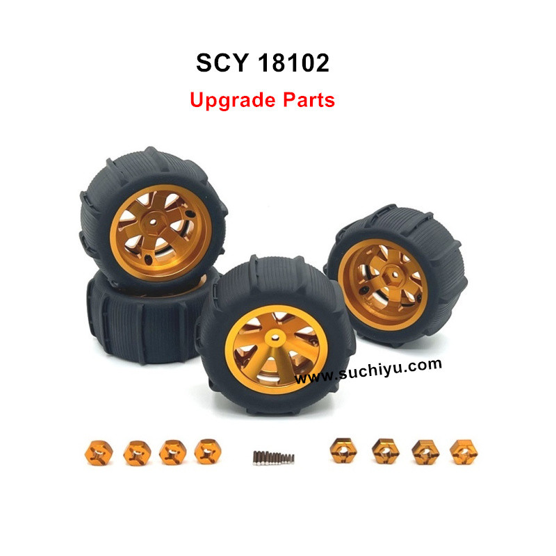 Suchiyu 18102 Parts Upgrade Metal Beach Tires Suchiyu 18102 Parts Upgrade Metal Beach Tires