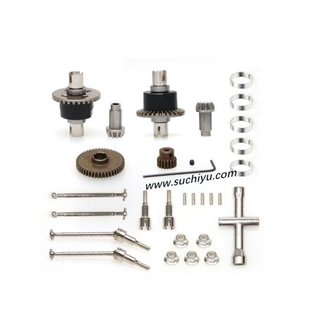 Suchiyu SCY 16101 16102 16103 16104 16106 16201 PRO Parts Differential And Drive Shaft Kit