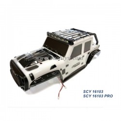 Parts-6231 Car Shell White For SCY 16103/16103 PRO RC Truck