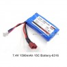 Suchiyu Parts 6316, SCY 16104/16104 Pro Battery-7.4V 1500mAh