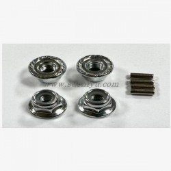SCY 16104 RC Truck Parts 6318 M4 Locknut Flange