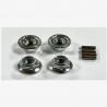 SCY 16104 RC Truck Parts 6318 M4 Locknut Flange