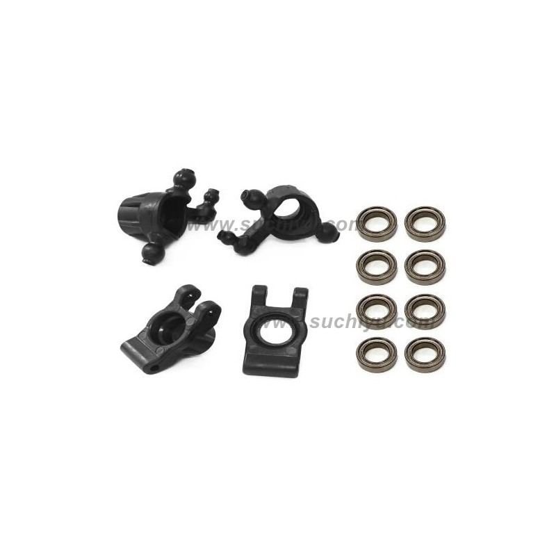 RC Car SCY 16106 Parts 6025+6026 Steering Cup+Rear Cup Kit (With Ball Bearing)